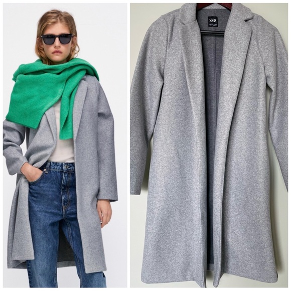 Zara Jackets & Coats Zara Lapel Coat Poshmark